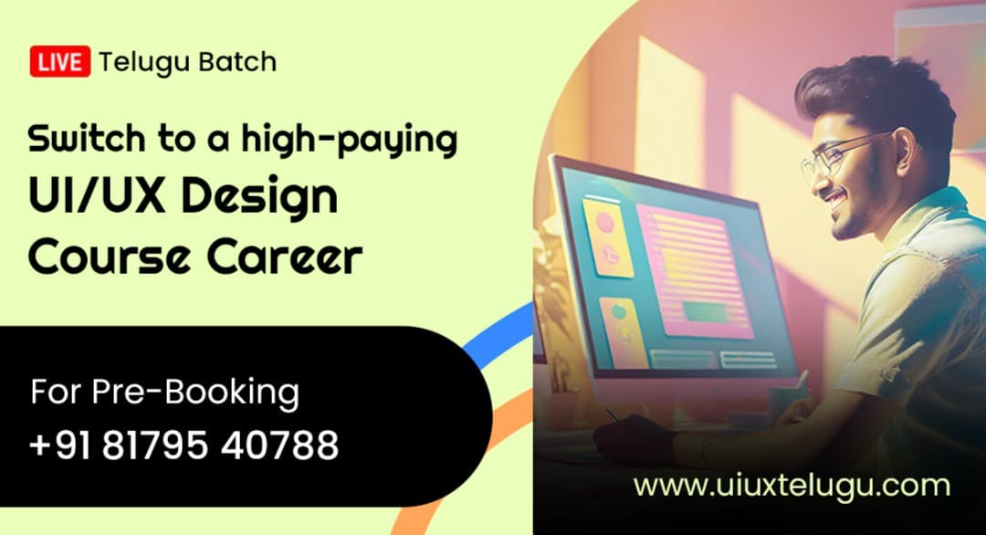 WEBNARS UI/UX Design Telugu Full Course - Live Training Batch.